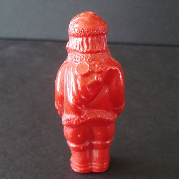 Irwin Miniature Celluloid Christmas Toy Santa Claus Figure #2