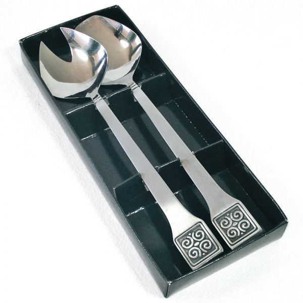 Fashion Stainless Salad Serving Set International Silver in Box #2