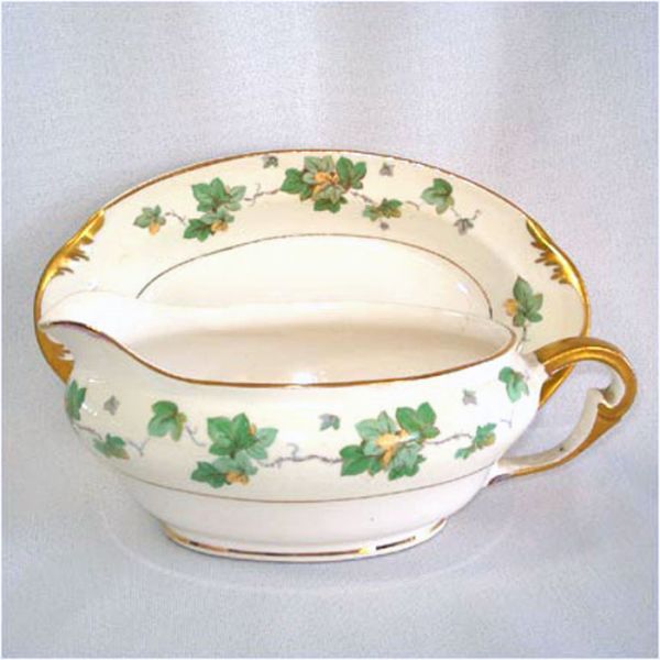 Pope Gosser American Ivy Gravy Boat With Underplate #3