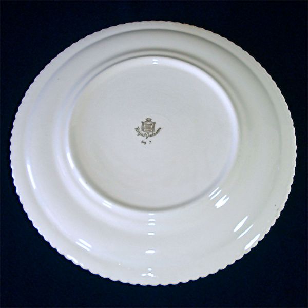 Harker Royal Gadroon Ivy 4 Dinner Plates Clearance #3