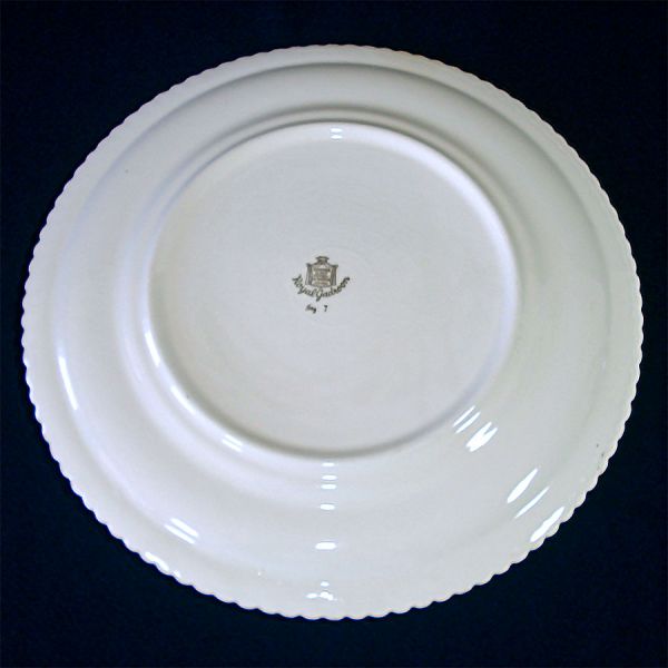 Harker Royal Gadroon Ivy 4 Dinner Plates #3