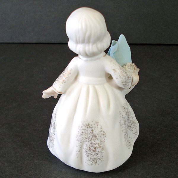 Lefton January Flower of the Month Birthday Girl Figurine #2