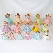 Josef Birthday Angels Figurines Complete Set 1 to 16 Years All Vintage