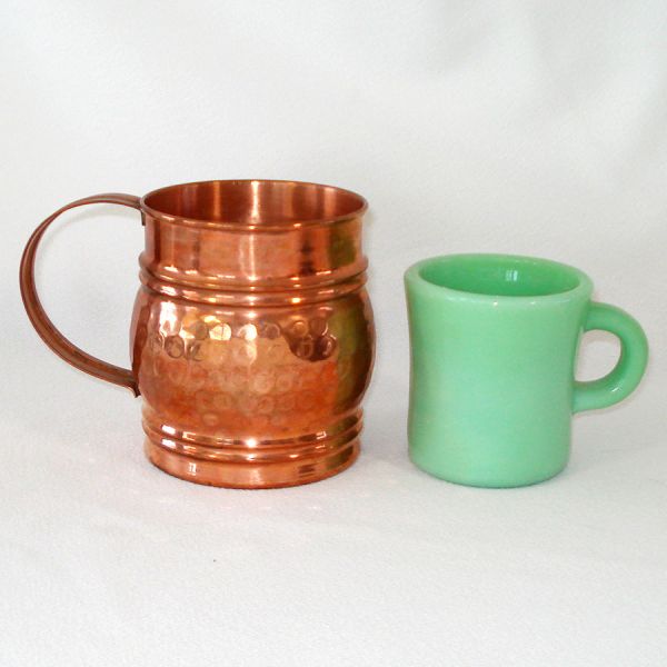 Hammered Copper Jumbo Mug and Pitcher 28 Ounce #3
