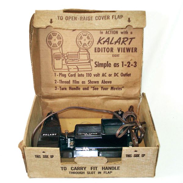 Kalart 1950s Bakelite 8mm Film Editor Viewer