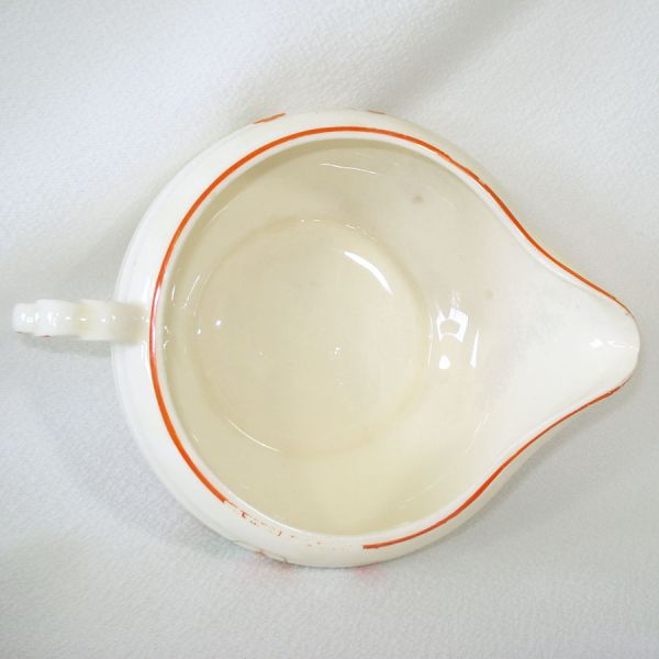 Edwin Knowles Flower Pots Art Deco Gravy Boat #3