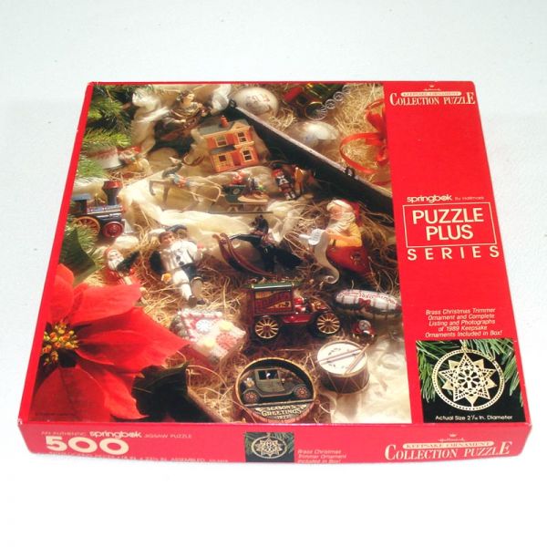 Hallmark Keepsake Ornament Collection Springbok Puzzle Clearance