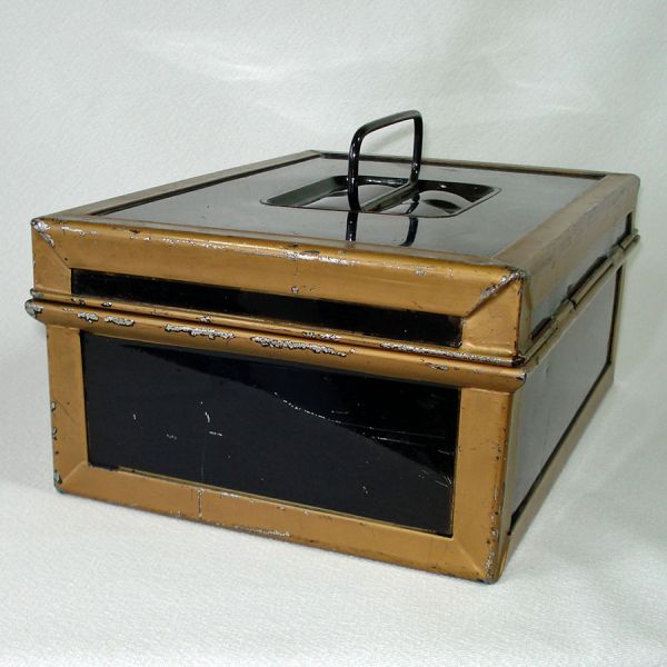1918 Kreamer Metal Lock Box For Spices #6