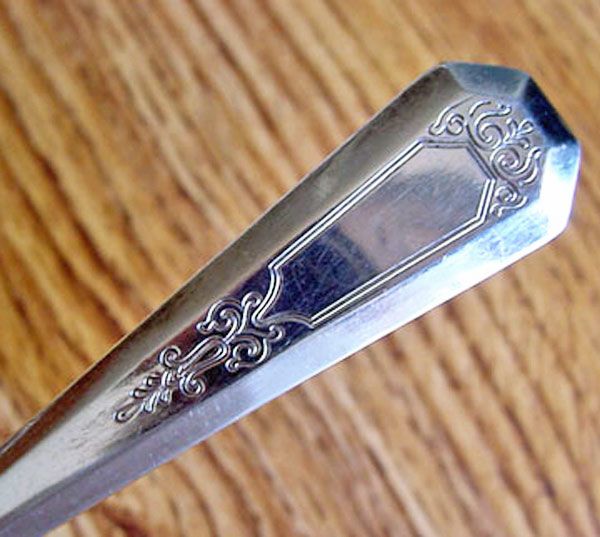 La France Silverplate Cold Meat Serving Fork Wm Rogers Clearance #2