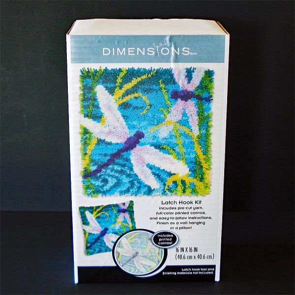 Dimensions Dragonflies Latch Hook Needlecraft Kit