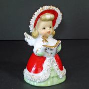 Lefton Spaghetti Christmas Angel Bell with Song Book
