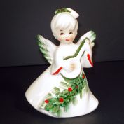 Lefton Holly Girl Christmas Angel Figurine