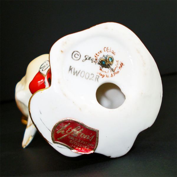 Lefton 1950s Kissing Angel Figurine #5