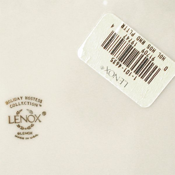 Lenox Holiday Hostess 12 Inch Round Platter Mint #2