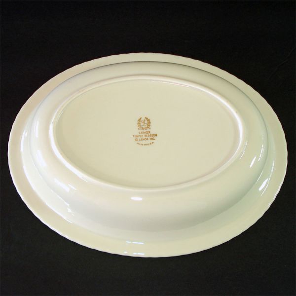 Lenox Temple Blossom Oval Vegetable Bowl Clearance #3