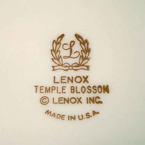 Lenox Temple Blossom Oval Vegetable Bowl Clearance #4
