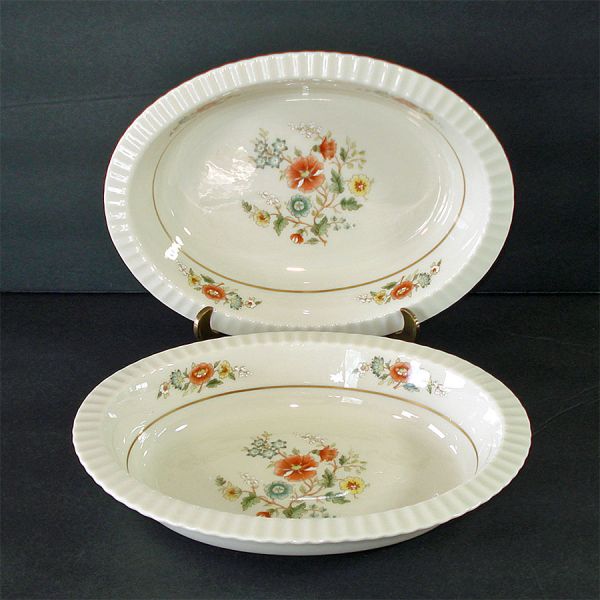 Lenox Temple Blossom Oval Vegetable Bowl #5