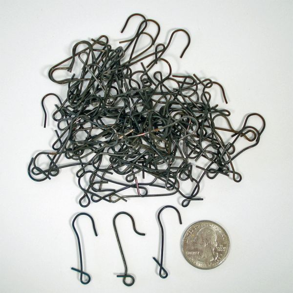 Box 1930s National Tinsel Steel Christmas Ornament Hangers Hooks #2