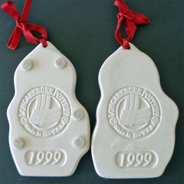 Longaberger Berry Basket and 3 Cookie Molds #4