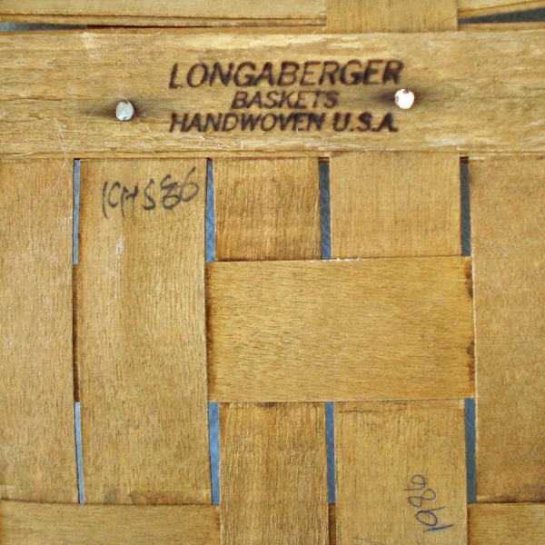 Longaberger Berry Basket and 3 Cookie Molds #6