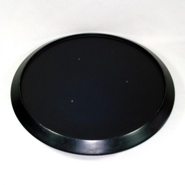 Black Metal 13 Inch Lazy Susan Turntable Revolving Tray #3