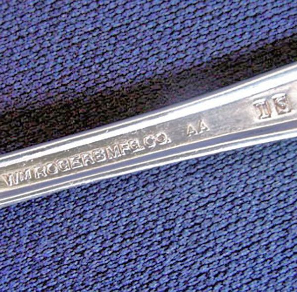 Lufberry Rogers International Silverplate Cold Meat Fork Clearance #3