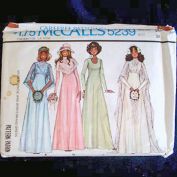McCall's 1976 Bride Bridesmaid Wedding Dress Pattern Size 14 Uncut Clearance