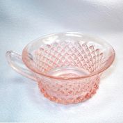 2 Hocking Miss America Pink Depression Glass Cups