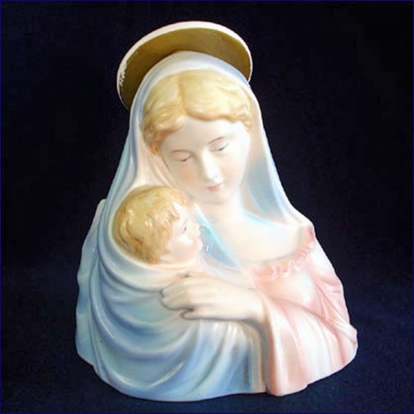 Lefton Madonna And Child Figural Planter #4