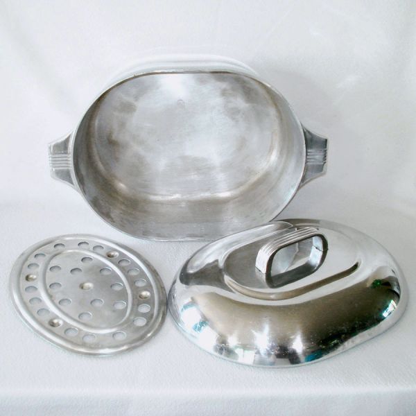Wagner Ware Magnalite 8 Qt Oval Roasting Pan #2