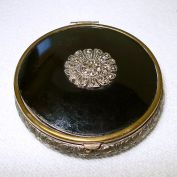 Marcasite Miniature Powder and Rouge Compact