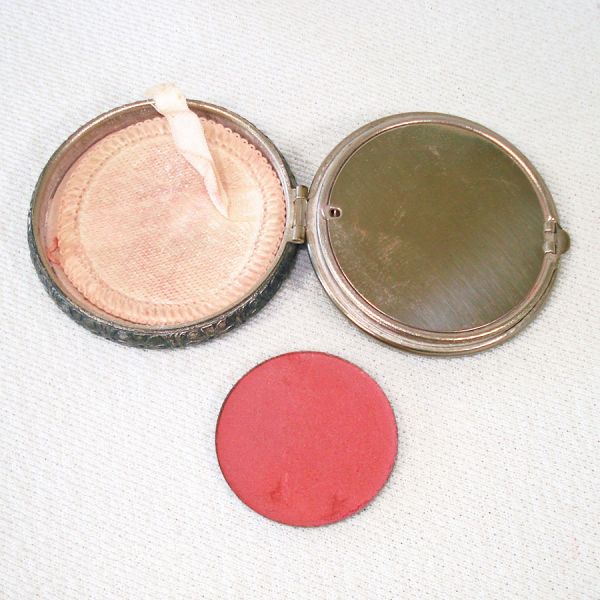 Marcasite Miniature Powder and Rouge Compact Clearance #3
