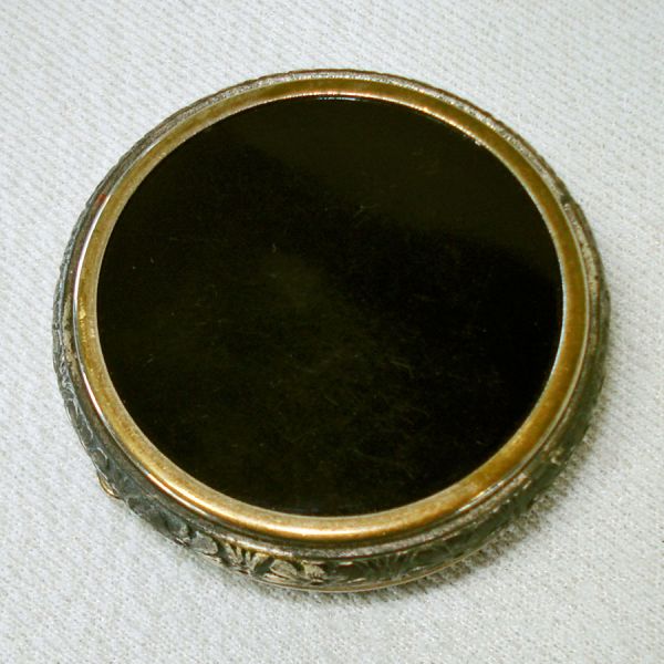 Marcasite Miniature Powder and Rouge Compact Clearance #4