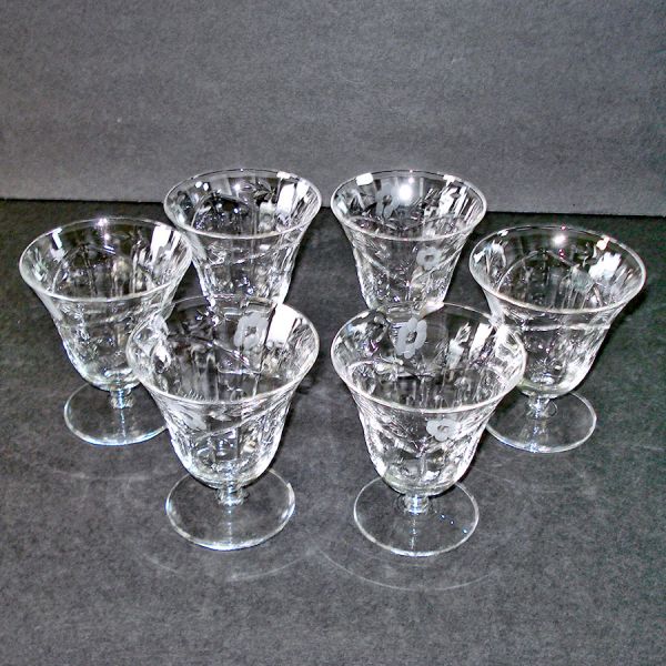 Rock Sharpe Marshfield 6 Oyster Cocktail Stems Clearance #5