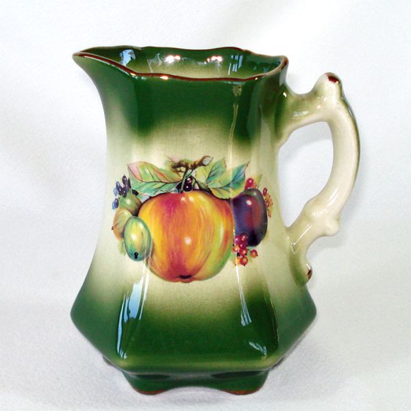 Mayfayre Pottery English Fruits Pitcher Clearance #2