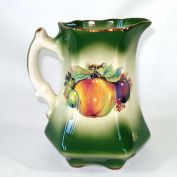 Mayfayre Pottery English Fruits Pitcher Clearance