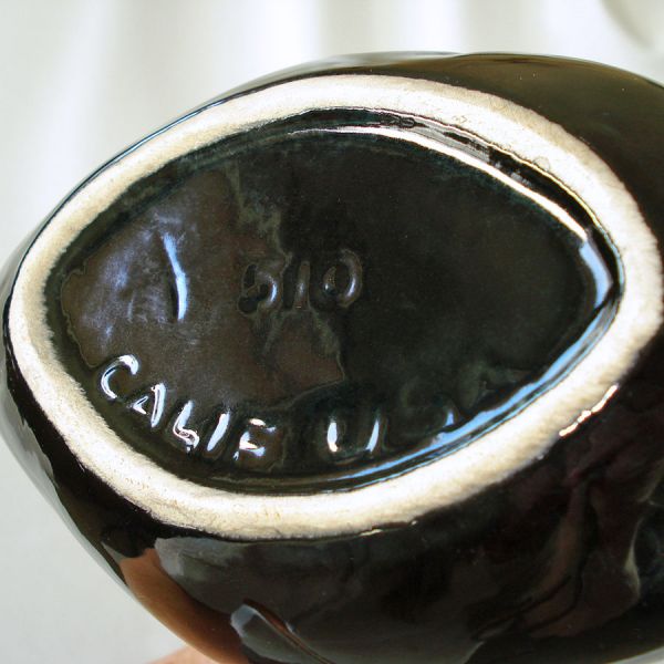 Maddux California Pottery Black Swan Planter Figurine #3