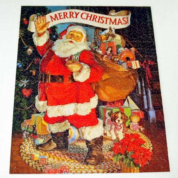 Merry Christmas Santa Springbok 1000 Piece Puzzle #2