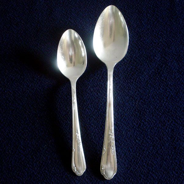 Meadowbrook Rogers Oneida 1936 Silverplate Teaspoon and Tablespoon Clearance #2