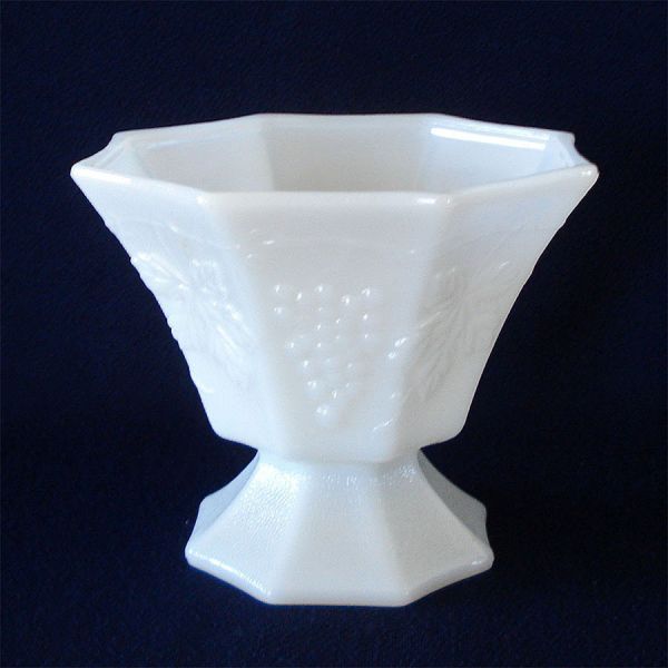 Milk Glass Grapes Candy and Fruit Dishes 3 Pieces 1960s #2