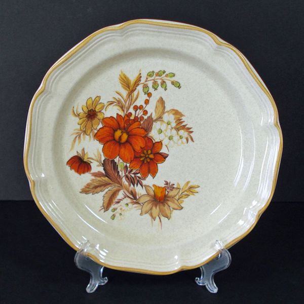 Mikasa Harvest Bouquet Set 4 Dinner Plates #2