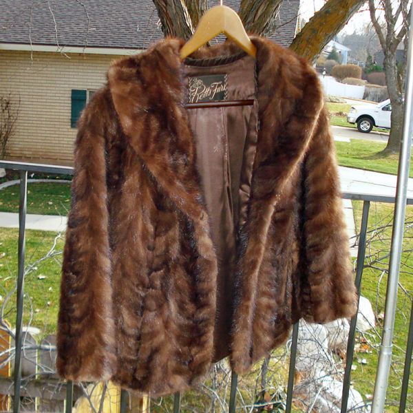 Art Betts Mink Fur Cape Pillbox Hat and Stole Collar Set Clearance #4