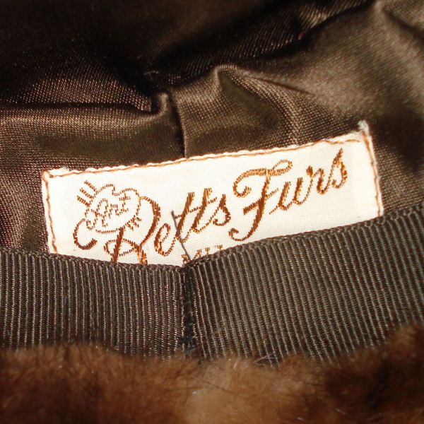 Art Betts Mink Fur Cape Pillbox Hat and Stole Collar Set Clearance #7