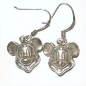 Mickey Mouse Metal Pierced Earrings Clearance