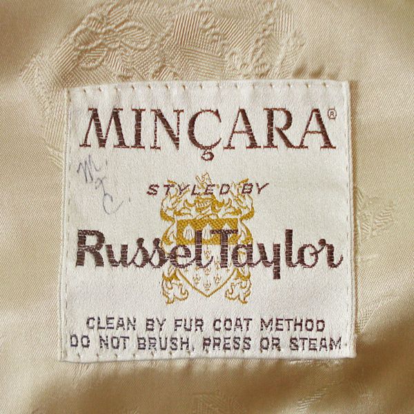 Mincara Faux Fur Honey Mink 3/4 Length Coat Clearance #5