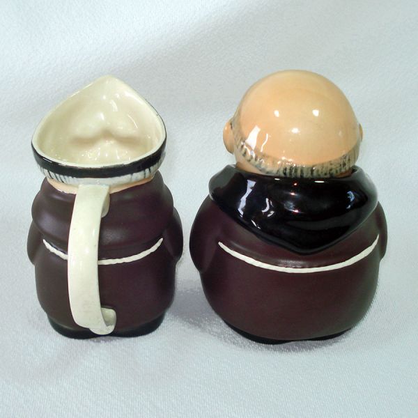 Goebel Friar Tuck Monk Creamer and Sugar Set #3