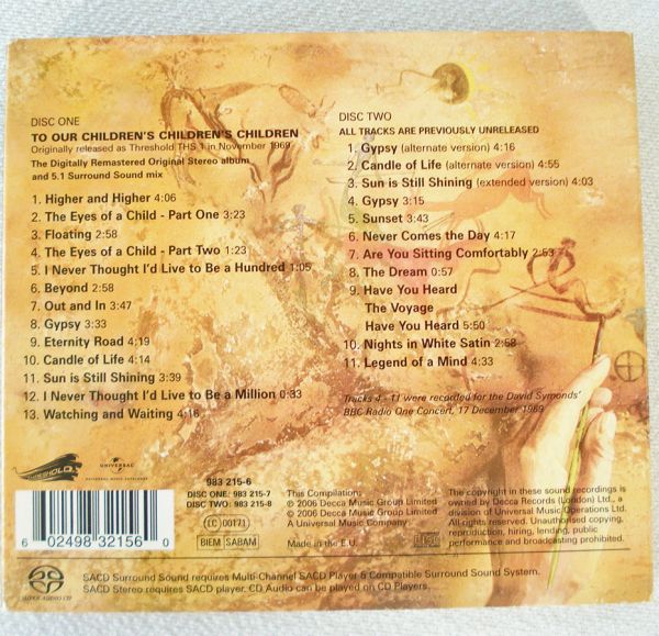 Moody Blues To Our Childrens Childrens Children Double SACD #2