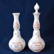 Moss Rose Cologne and Balm Perfume Bottles 1940s Clearance