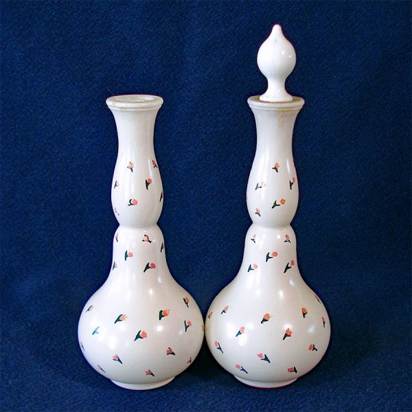 Moss Rose Cologne and Balm Perfume Bottles 1940s Clearance #2