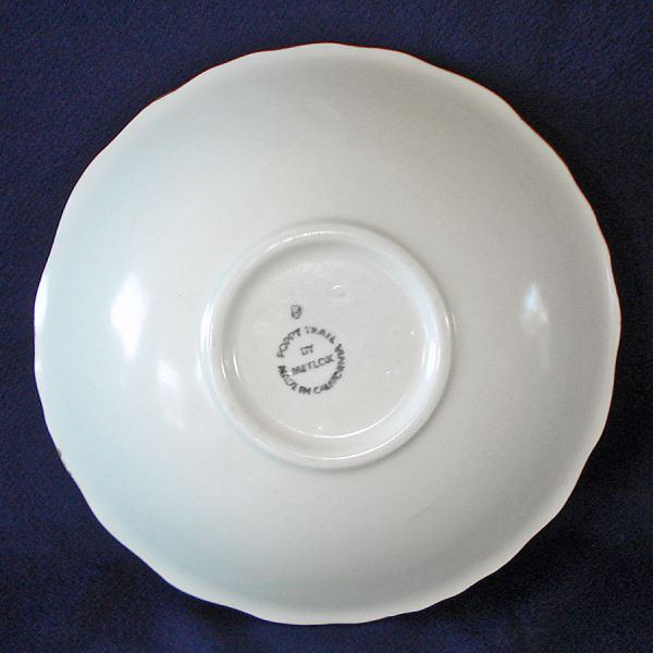 Metlox Poppytrail Sculptured Grape Serving Bowl #3